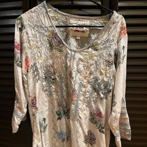 Johnny Was floral tunic